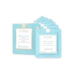 Produktbild: FOREO Make My Day UFO-aktivierte Gesichtsmaske gegen trockene, dehydrierte Haut, feuchtigkeitsspendend, Hyaluronsäure & Rotalgen, tierversuchsfrei, kompatibel mit allen UFO-Geräten, 6g (7er Pack)