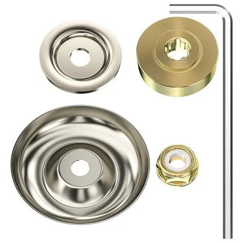 Produktbild: Forever Speed 5 Stueck Set Rasenmäher Metall Getriebe Klinge Mutter, Rasenmäher Blade Adapter Kit Freischneider Zubehör