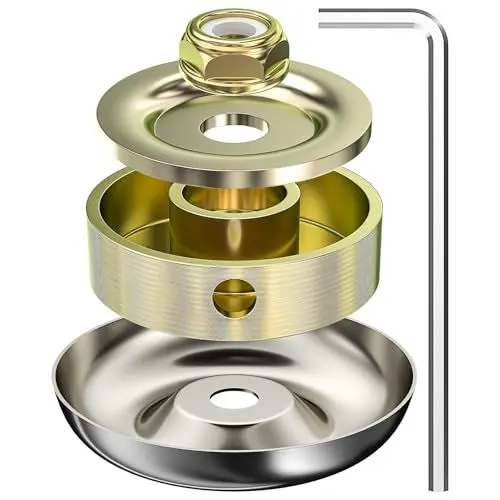 Produktbild: Forever Speed Rasenmäherzubehör enthält 5 Metallzahnrad-Messer-Muttern-Sets, Rasenmähermesser-Adapter-Sets