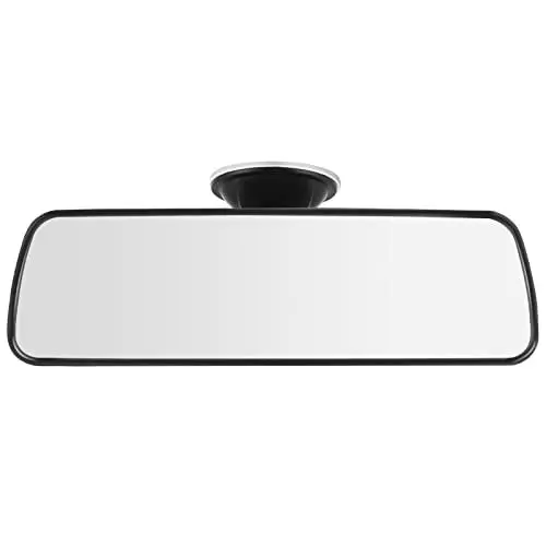 Produktbild: Foreverup Universeller Innenspiegel mit Saugnapf, Rückspiegel für Auto, Boot, SUV, Van - 200 x 60 mm