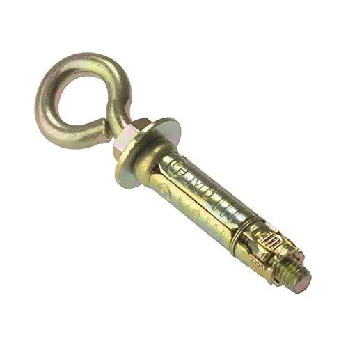 Produktbild: Forgefix EYE6 M Augbolzen M6 Mauerwerk Verankert Eye Bolt – Zink Gelb Passiviert