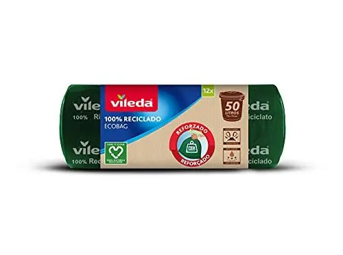Produktbild: FORNOR Vileda 15184 MÜLLBEUTEL ECO 100% RECYCLING X12 50 l