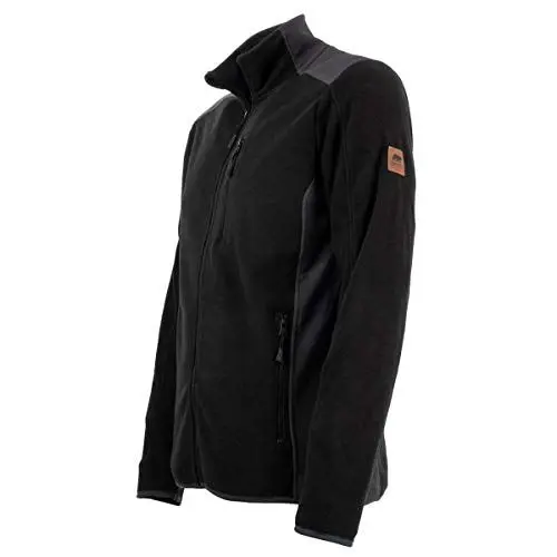 Produktbild: FORSBERG Brodir III, bequeme Fleecejacke, leicht, hochwertig und stylisch, Farbe:schwarz/grau, Größe:L