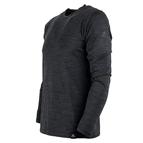 Produktbild: FORSBERG Svettson Funktionsshirt Funktionelles Longsleeve, Farbe:anthrazit, Größe:L