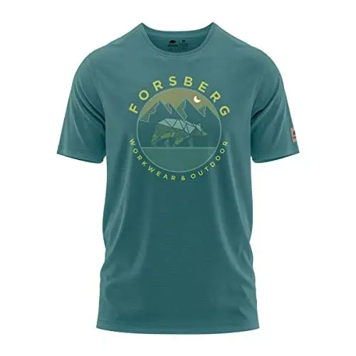 Produktbild: FORSBERG T-Shirt mit Brustlogo Gruvarson II, Farbe:Emerald/grün, Größe:4XL
