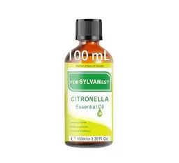 Produktbild: FORSYLVANEST Citronellaöl 100 ml, ätherisches Citronellaöl für Aromatherapie, Massage, Badezusätze, Hautpflege sowie zur Herstellung von Seifen und Kerzen