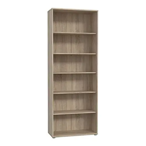 Produktbild: FORTE TEMPRA 2 Regal mit 5 Einlegeböden, Holzwerkstoff, Sonoma Eiche Dekor, (B x H x T) 73,7 x 197,5 x 34,8 cm