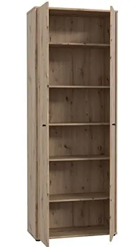 Produktbild: FORTE TEMPRA 2 Schrank 70 80, 2-türig, Mehrzweckschrank, Aktenschrank oder Büroschrank, Holz Dekor Artisan Eiche, Holzwerkstoff, 73.7 cm breit x 197.5 cm hoch x 34.8 cm tief