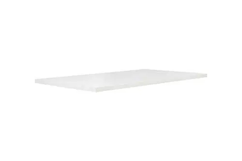 Produktbild: FORTE Tischsystem: Tischplatte aus Holzwerkstoff in Weiß matt, 160 x 3,8 x 90 cm
