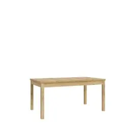 Produktbild: Forte Möbel SOLLETICO Esstisch ausziehbar, Holzwerkstoff, Bartex Eiche, B x H x T: 160,4 x 76,6 x 90 cm