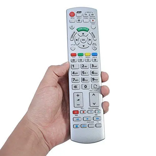 Produktbild: Fosa TV-Fernbedienung für Panasonic N2QAYB000504 N2QAYB000673 N2QAYB000785 TX-L37EW30 TX-L42ES31,Weiß