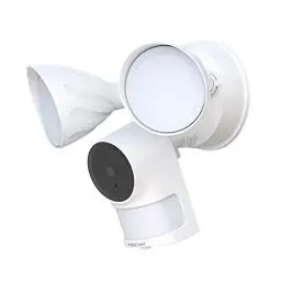 Produktbild: Foscam F41 4 MP Flutlichtkamera mit Bewegungsmelder, integrierter Beleuchtung und Sicherheitssirene, guter Nachtsicht, 2-Wege-Audio, Dualband-WLAN oder Netzwerkkabel, KI-Erkennung für Menschen, 320 x 170 x 220 mm, Weiß