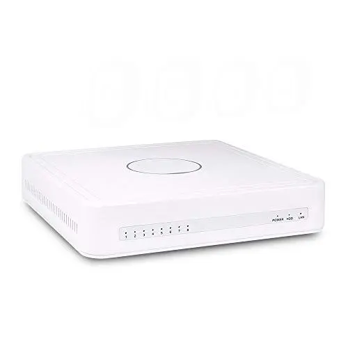 Produktbild: Foscam FN8108HE 8-Kanal PoE Netzwerk Video Rekorder (NVR) / Aufzeichnungsgerät, Weiß