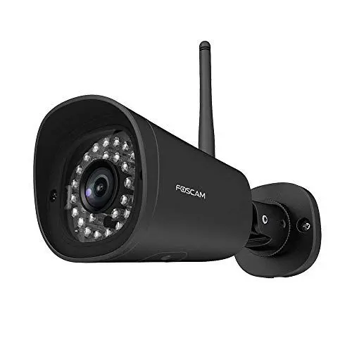 Produktbild: Foscam G4P - Schwarze Super HD Outdoor IP Kamera mit 20m Nachtsicht, Bewegungserkennung I 4MP WLAN-Überwachungskamera u. Gegensprech-Zweiwege-Audio I Wetterfeste Security-Cam mit microSD-Kartenslot