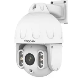 Produktbild: Foscam SD8EP 8 MP PoE PTZ Dome Überwachungskamera mit 4-Fach optischem Zoom, UHD-Videoqualität, HDR, für Innen- und Außenbereich, intelligenter Personen- und Fahrzeugerkennung