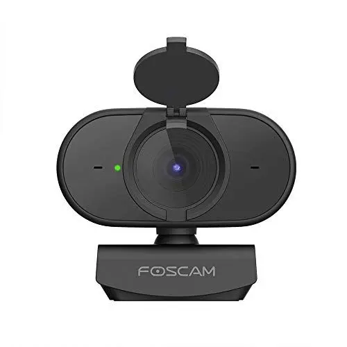 Produktbild: Foscam W25 1080P USB-Webkamera mit 84°-Weitwinkelobjektiv, Mikrofon für Livestreaming, schwarz
