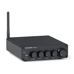 Produktbild: Fosi Audio BT30D Pro Bluetooth Verstärker 2.1 Kanal, Mini HiFi Verstärker mit TPA3255 Chips 165W x2+350W & Bass-Höhenregler, Audio Receiver für Desktop/Außenlautsprecher/Regallautsprecher/Subwoofer