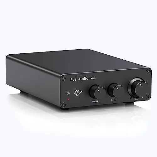 Produktbild: Fosi Audio TB10D 600 Watt TPA3255 Mini Verstärker HiFi Stereo Klasse D Verstärker Integrierter digitaler 2 Kanal Audioempfänger für Passive Heimlautsprecher mit Höhen- und Bassregelung