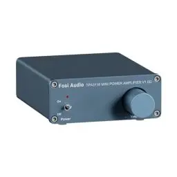 Produktbild: Fosi Audio V1.0G Mini Verstärker, 50Wx2 Class D Verstärker Stereo mit TPA3116 Amp Chip & RCA Eingängen, 2 Kanal Verstärker HiFi Amplifier für Passive Lautsprecher