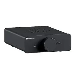 Produktbild: Fosi Audio V3 Mini Verstärker, 300Wx2 Stereo Verstärker Hifi mit TPA3255 Amp Chip & Austauschbare Op-Amps, Innovatives Wärmeabfuhrdesign, Audio Verstärker Class D mit Lautstärkeregelung, Endstufe Hifi