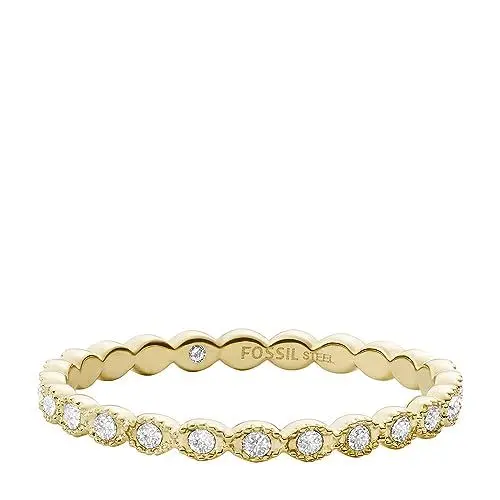 Produktbild: FOSSIL Ring für Frauen Gold-Ton Edelstahl, H: 1.9mm, JF03749710
