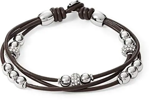 Produktbild: Fossil Armband Für Frauen, 19 Cm Braunes Echtlederarmband, JA6068040