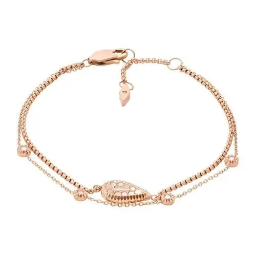 Produktbild: Fossil Armband Für Frauen, Gesamtlänge: 16.5/17.5/19Cm Gold-Edelstahl-Armband, JF04152791