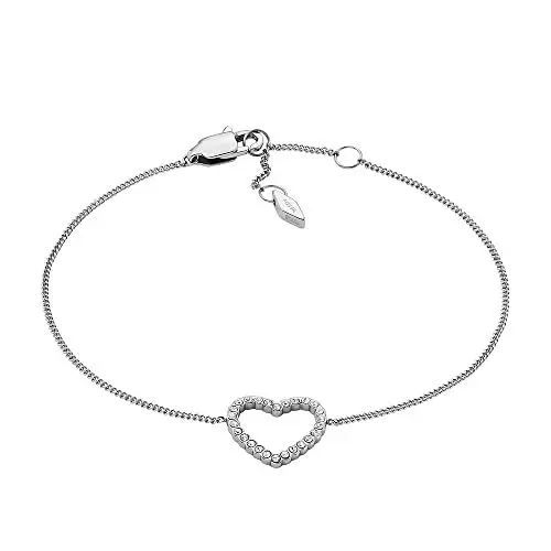 Produktbild: Fossil Armband Für Frauen Sadie, Länge: 165mm+25.4mm, Breite: 12.9mm, Höhe: 11.5mm Silbernes Edelstahlarmband, JF04418040