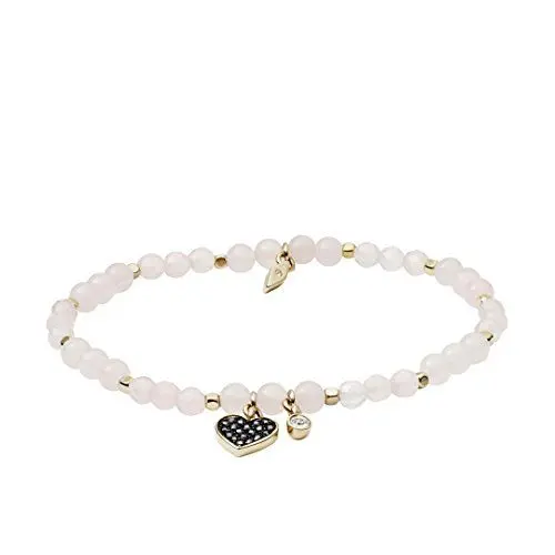 Produktbild: Fossil Armband Für Frauen Wellness, Innenlänge:165mm Rosa Halbedelstein Armband, JA6922710