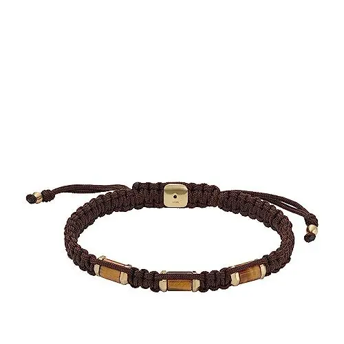 Produktbild: Fossil Armband für Männer All Stacked Up Tiger's Eye Station Armband, Länge: 400mm+50mm, Breite: 8mm, JF04471710