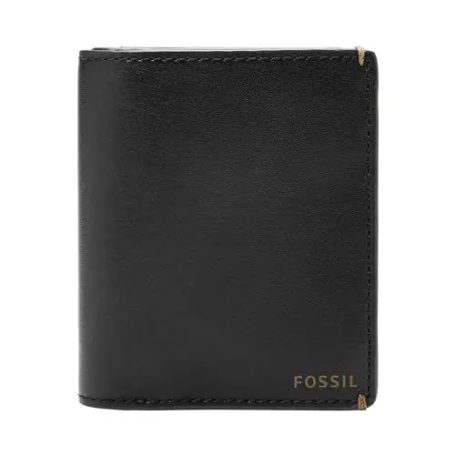 Produktbild: Fossil Brieftasche für Frauen Logan, Bedruckte PVC/Polyurethan Trim Bifold schwarz 10.16cm L x 2.54cm B x 8.89cm H SL7826104