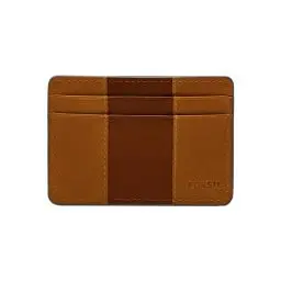 Produktbild: Fossil Brieftasche für Herren Everett, Leder/PVC Kartenetui Medium braun 10,2 cm L x 0,6 cm B x 7,0 cm H ML4398210