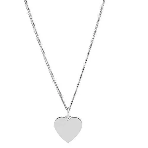 Produktbild: Fossil Damen Halskette aus Silber mit Anhänger aus Edelstahl, JF03330040