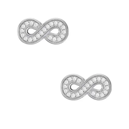 Produktbild: Fossil Damenohrstecker Infinity Sterlingsilber, JFS00634040