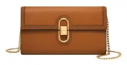 Produktbild: Fossil Damentasche Avondale, braune Brieftasche Crossbody aus Leder, L: 19,7 cm, B: 2,5 cm, H: 11,4 cm, ZB1887216