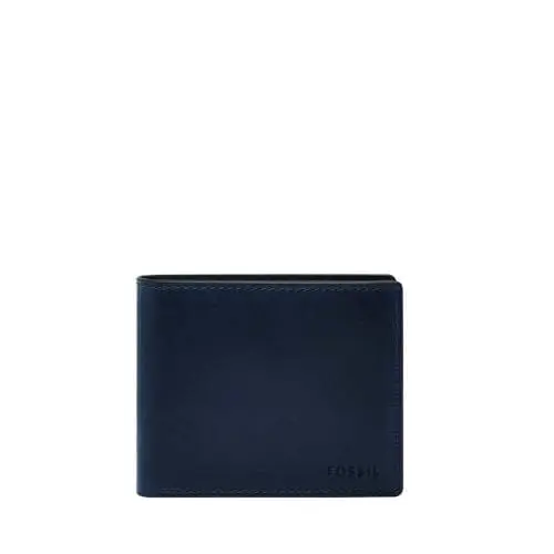 Produktbild: Fossil Derrick Portemonnaie-Set aus Leder oder Polyester für Männer Türkis 11.43 cm L x 2.54 cm W x 9.53 cm H