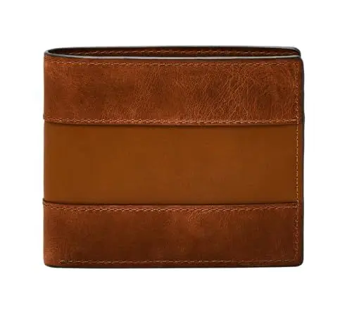 Produktbild: Fossil Geldbörse für Herren Everett, Leder Bifold Medium braun 11,5 cm L x 2,5 cm B x 9,6 cm H ML4400210