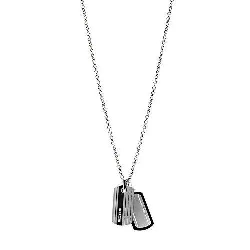 Produktbild: Fossil Halskette Für Männer Kleid, Silber Edelstahl Halskette, JF00494998