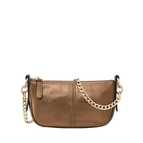 Produktbild: Fossil Mini Baguette Crossbody Jolie für Damen Metallicleder, ZB1973711