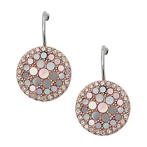 Produktbild: Fossil Ohrringe Für Frauen, 1,27 Cm Rose Gold Edelstahl-Ohrringe, JF01737791
