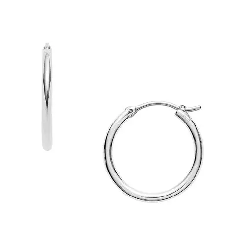 Produktbild: Fossil Ohrringe Für Frauen, 20.1mm X 16.2mm Silber Edelstahl-Ohrringe, JOF00001040