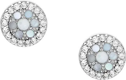 Produktbild: Fossil Ohrringe Für Frauen Sterling Silber, Länge: 7.2 X 1.3mm Silber Sterling Silber Ohrringe, JFS00518040