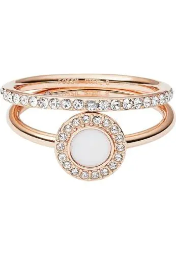 Produktbild: Fossil Ring Für Frauen, Rose Gold Edelstahl Ring, JF02666791