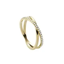 Produktbild: Fossil Ring Für Frauen Vintage Iconic, Höhe: 5,4mm Gold-Edelstahl-Ring, JF03752710