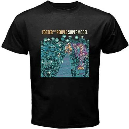 Produktbild: Foster The People Supermodel T-Shirt Unisex Black Mens Tees S