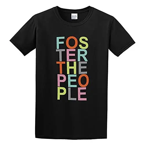 Produktbild: Foster The People Unisex 100% Cotton Short-Sleeve T-Shirts Black XXXL