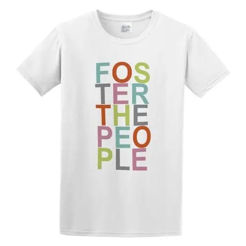 Produktbild: Foster The People T Shirt Men Tops Tee White 3XL