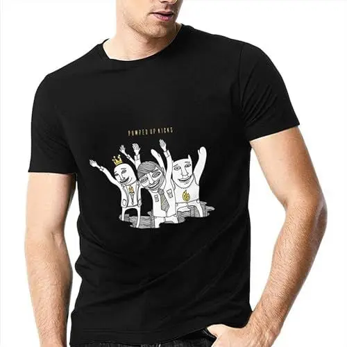 Produktbild: Foster The People T Shirt Men's Fashion Cotton Comfortable Short Sleeve Tee Top Black M