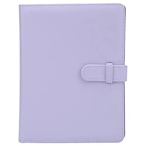Produktbild: Fotoalben für Polaroid Mini, Album mit 128 Taschen für Polaroid Mini, Vliesstoff, strapazierfähig zum Sammeln von Kinokarten für Polaroid Mini(Violett)