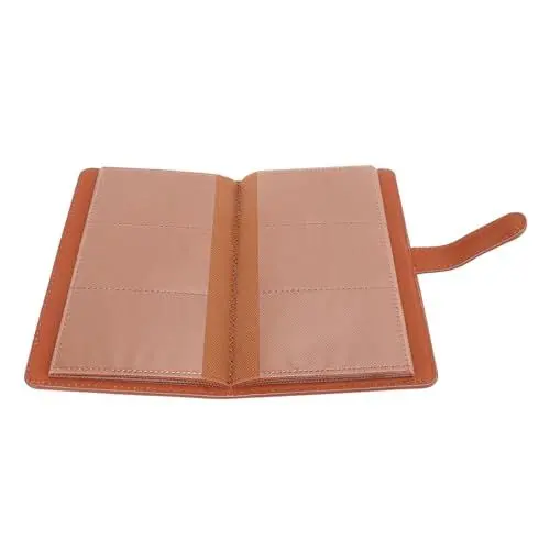 Produktbild: Fotoalbum, 108 Taschen, 7,6 cm Große Fotoalben für Familien, Hochzeiten, Selbstklebendes Scrapbook-Album mit Verschlussschnalle für Fotos der (Brown)